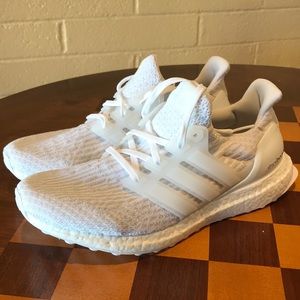 Adidas Ultra Boost 3.0 White/ White Wms 9.5